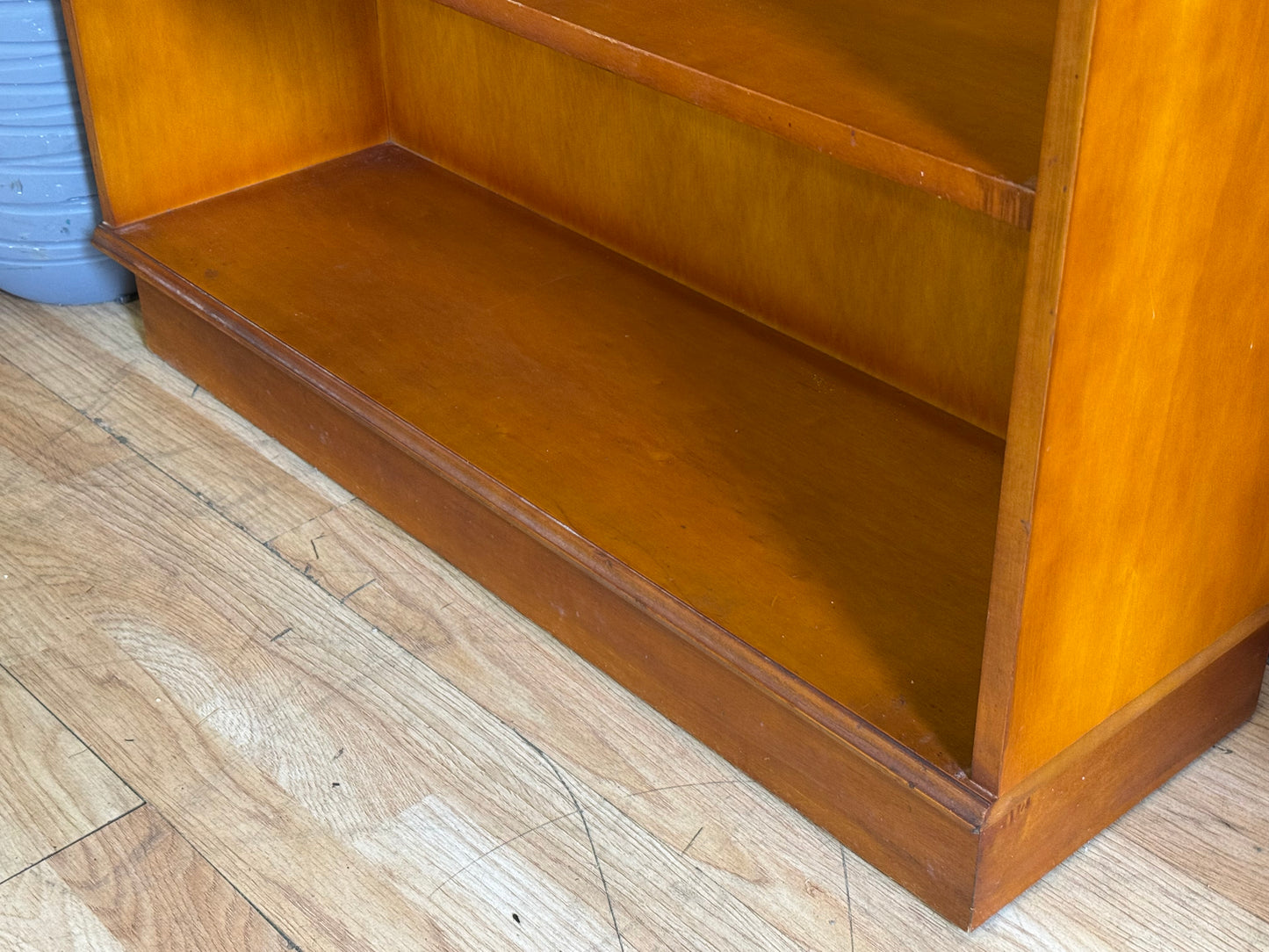 Vintage beresford and hicks Burr Yew Low Bookcase \ Reproduction Shelving Unit B