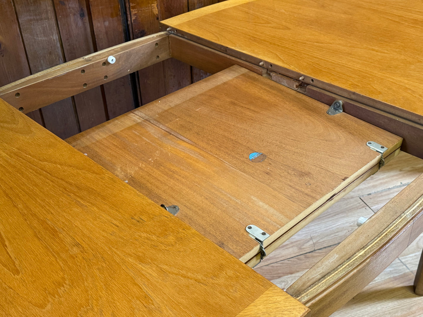 Vintage Teak Extending Dining Table by Nathan \ Mid Century Kitchen Table