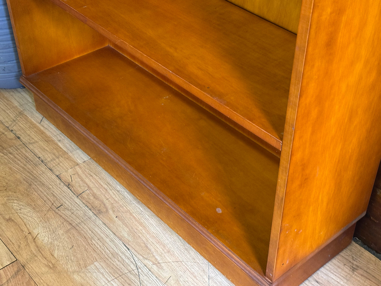 Vintage beresford and hicks Burr Yew Low Bookcase \ Reproduction Shelving Unit A