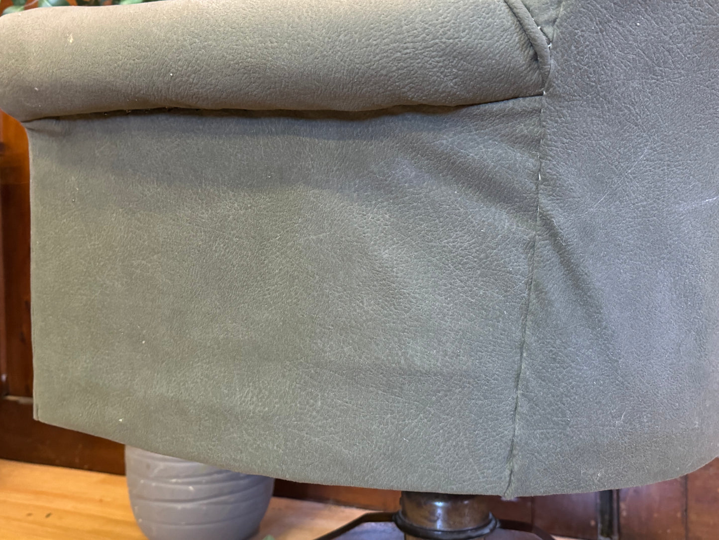Vintage Chesterfield Style Desk Chair by William Hands For Restoration