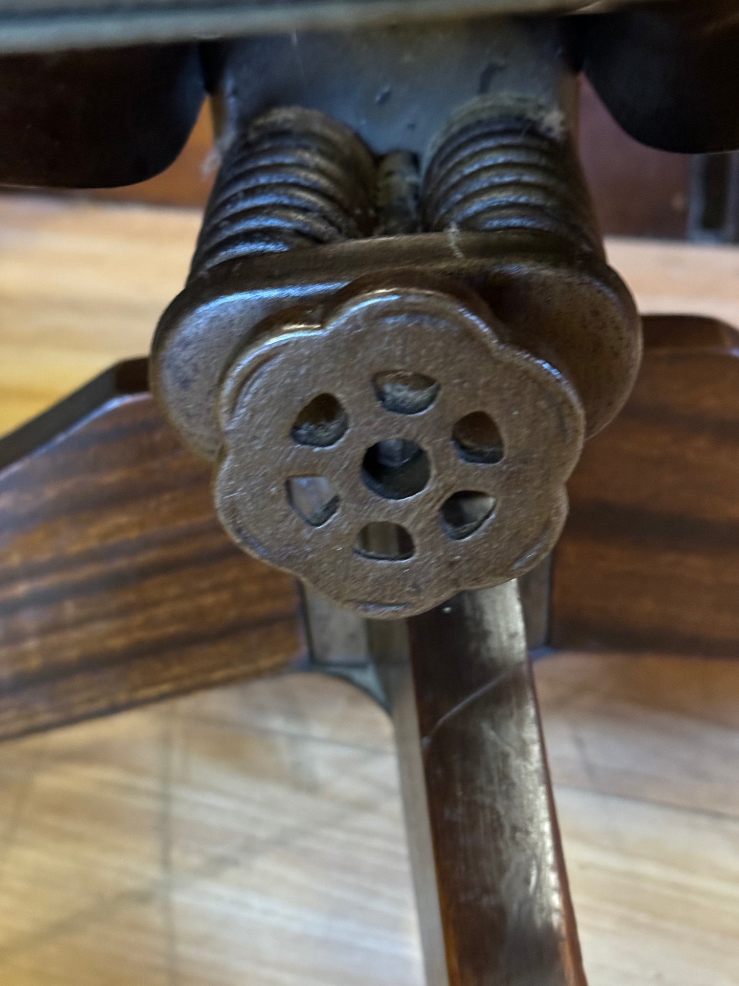 Vintage Chesterfield Style Desk Chair by William Hands For Restoration