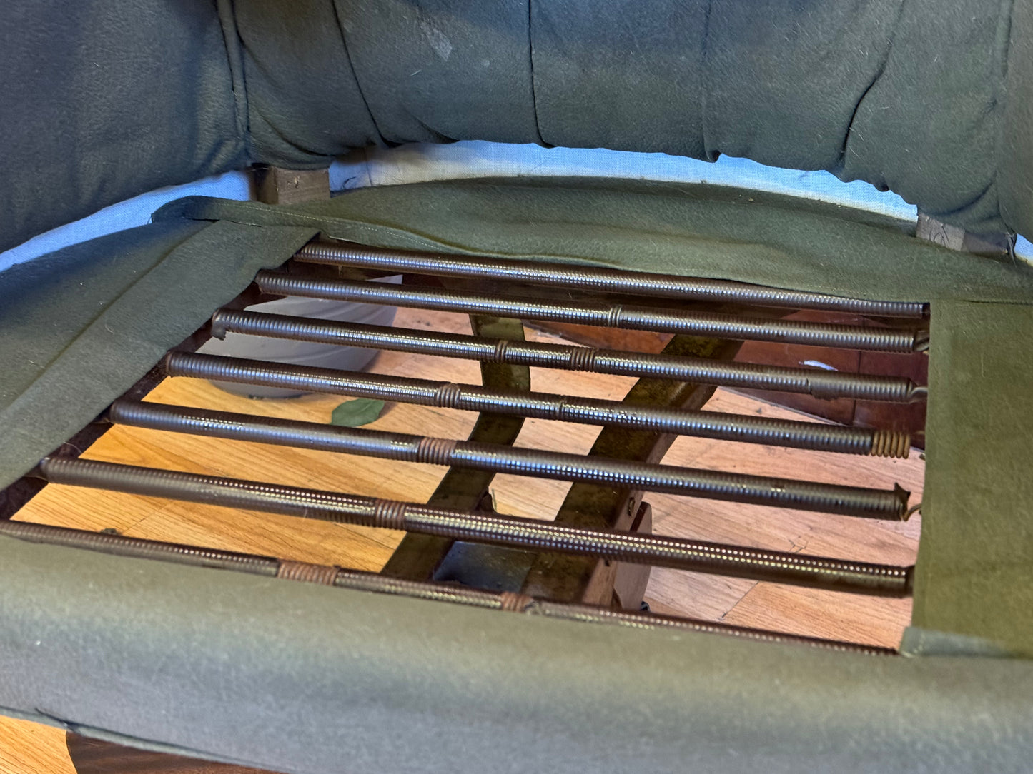Vintage Chesterfield Style Desk Chair by William Hands For Restoration