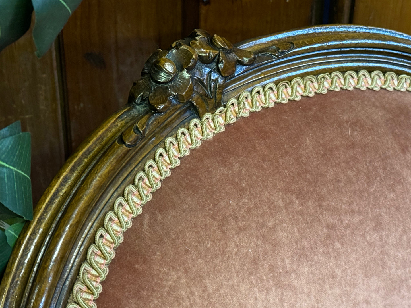 Quality Reproduction Louis XV Style Armchair \ Pink Bedroom Accent Chair