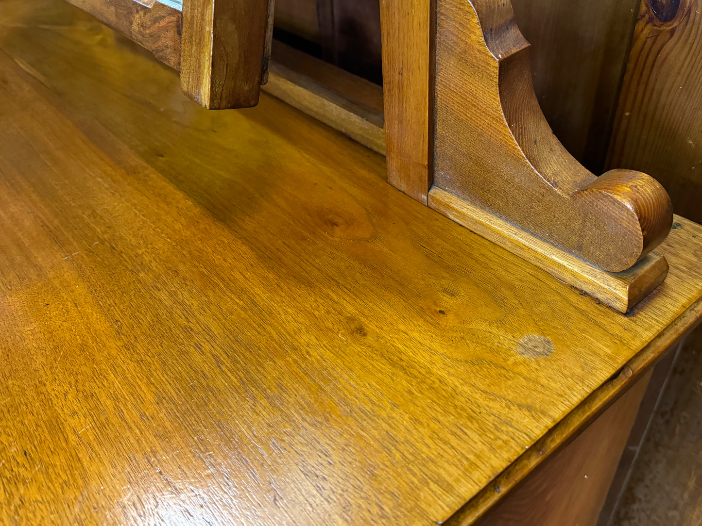 Antique Satinwood Chest of Drawers by Maple & Co \ Edwardian Dressing Table