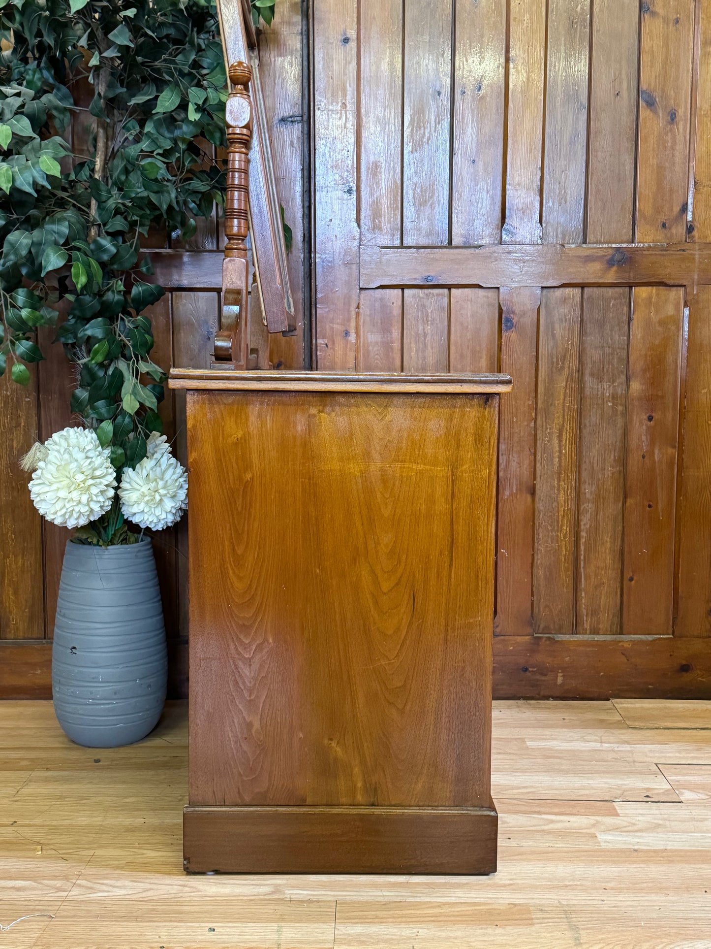 Antique Satinwood Chest of Drawers by Maple & Co \ Edwardian Dressing Table