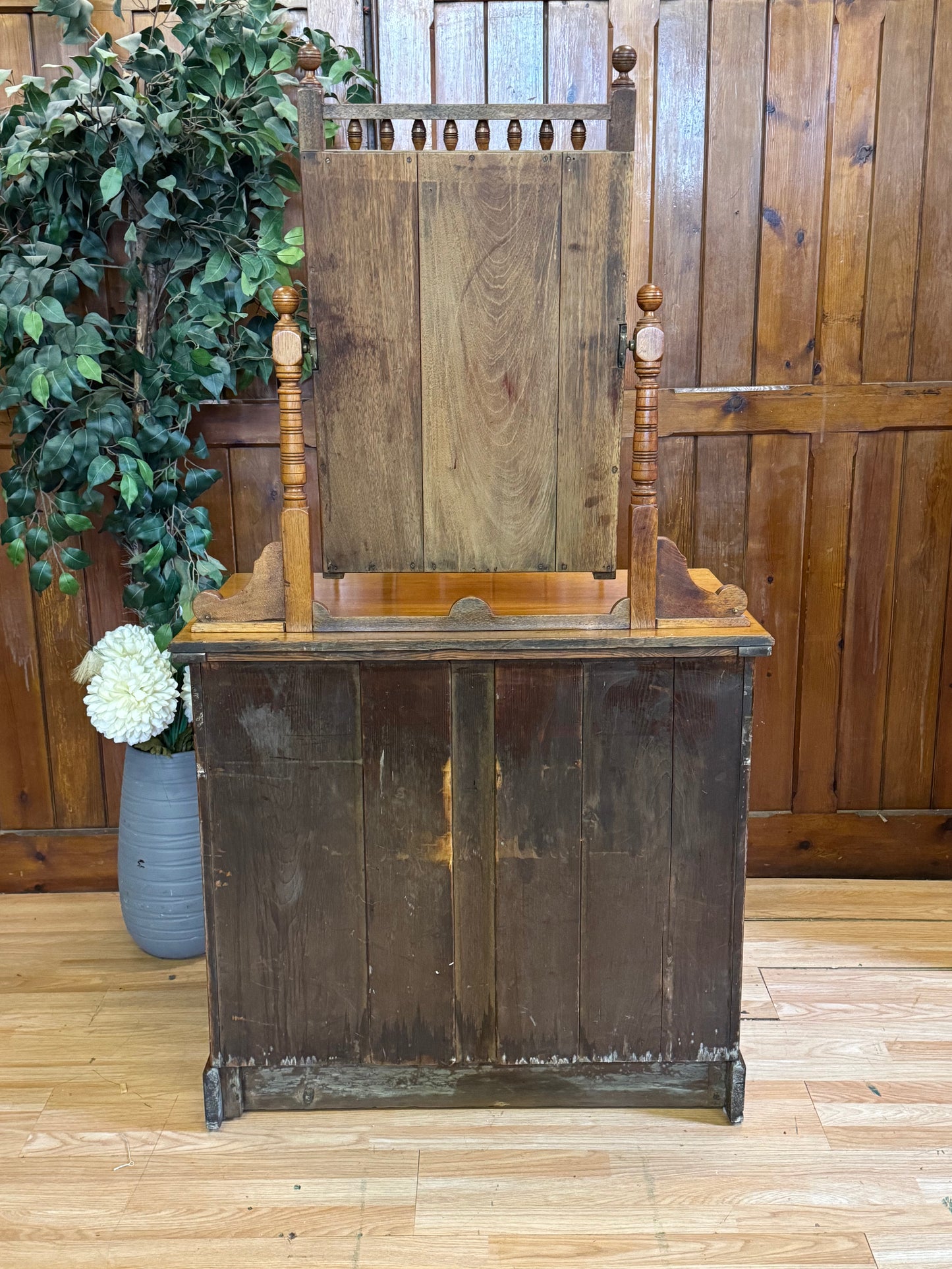 Antique Satinwood Chest of Drawers by Maple & Co \ Edwardian Dressing Table