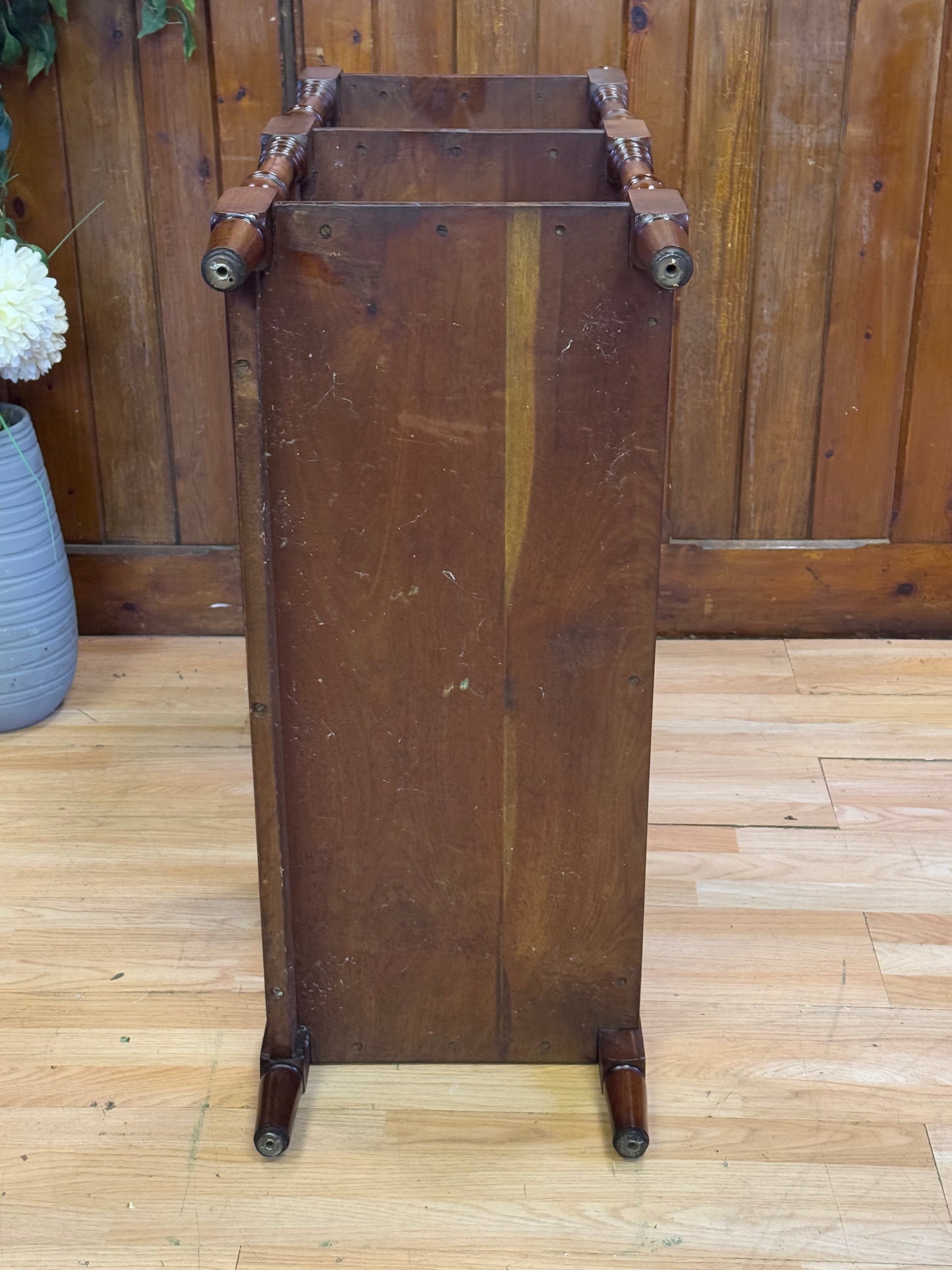 Victorian Etagere Shelving Unit \ Deep Antique Bookcase \ Buffet Serving Shelves