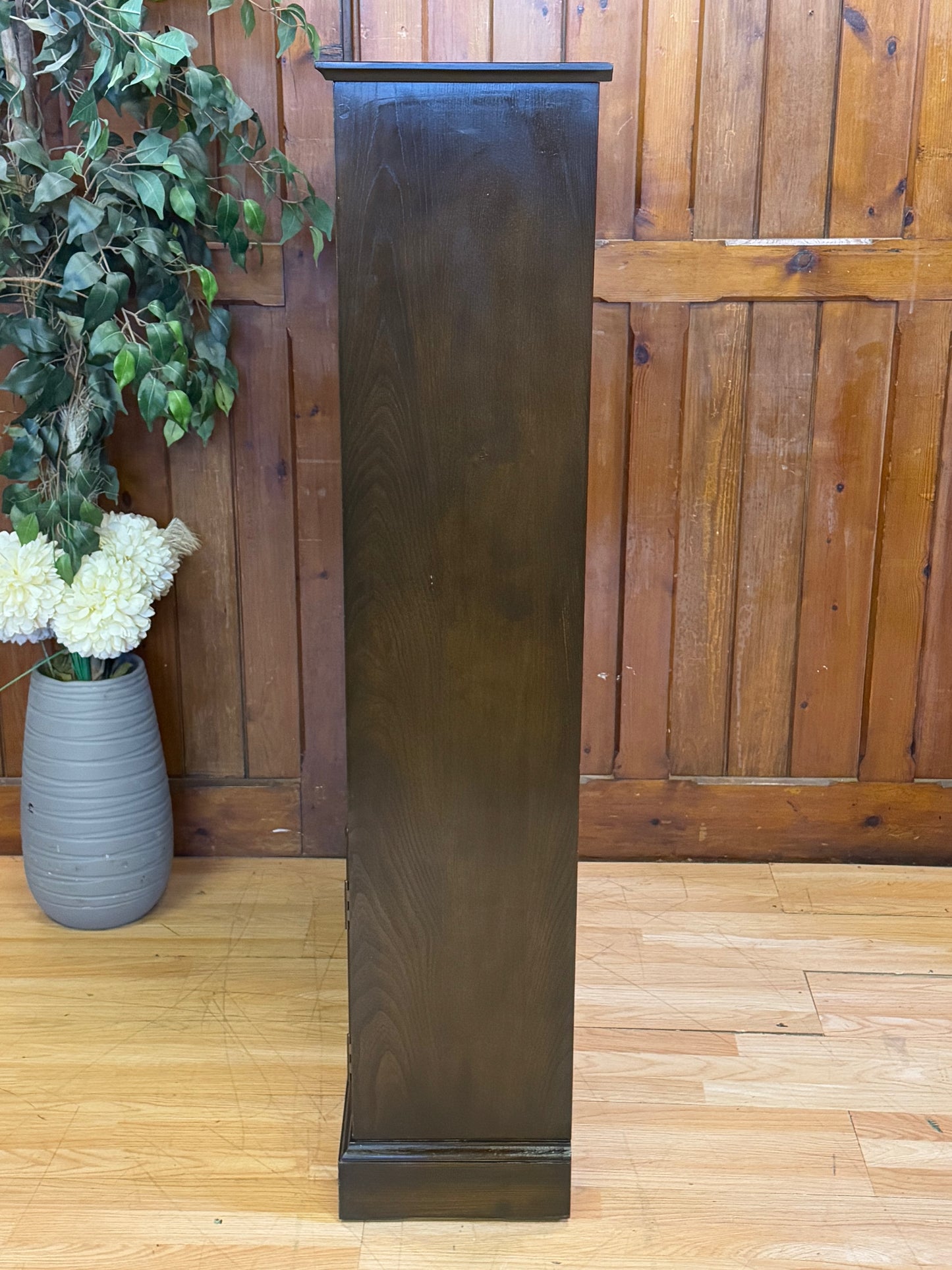 Vintage Ercol Old Colonial Open Front Bookcase with Cupboard \ Model 723