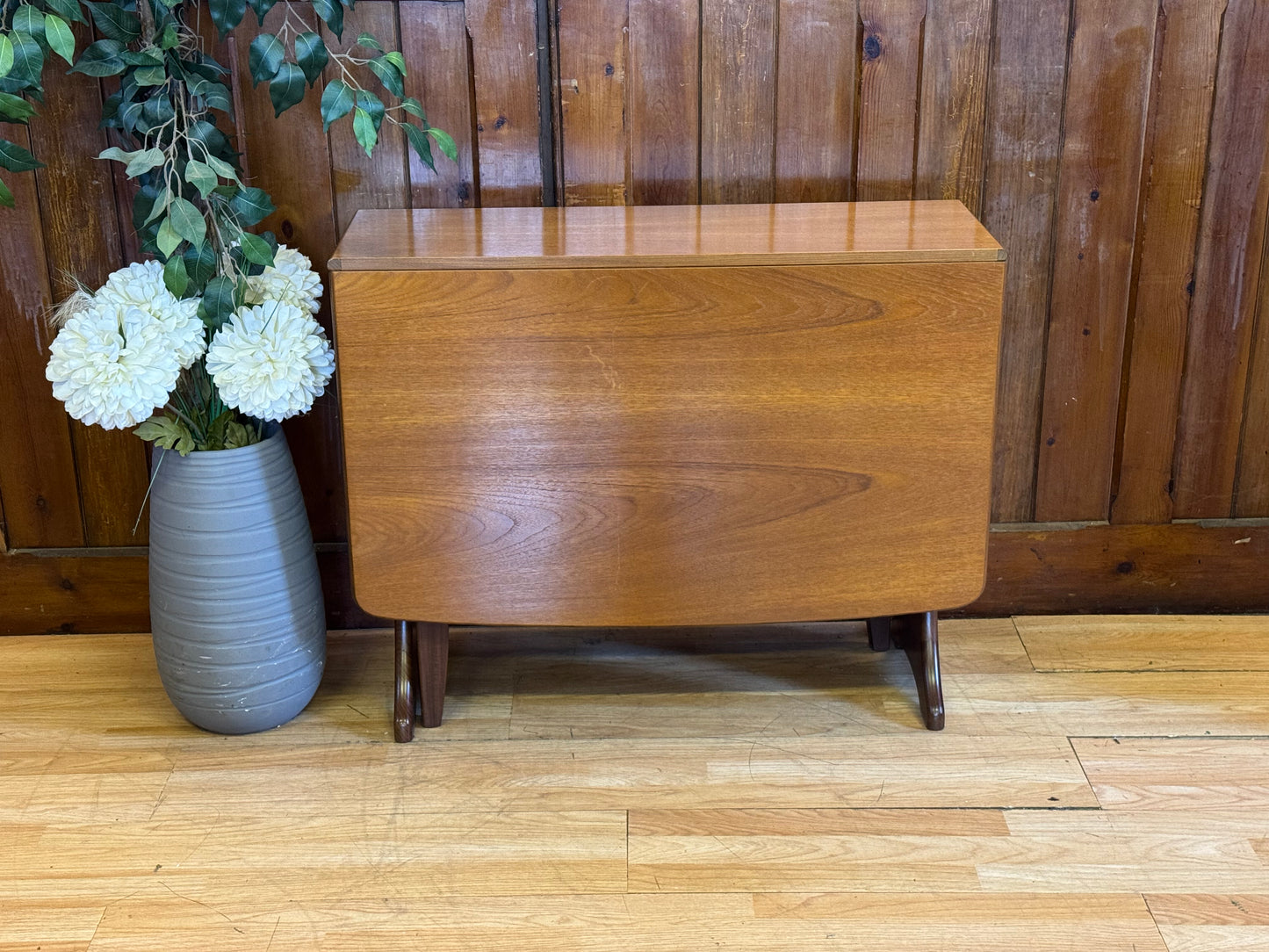 G Plan Drop Leaf Teak Dining Table \ Mid Century Kitchen Dining Table