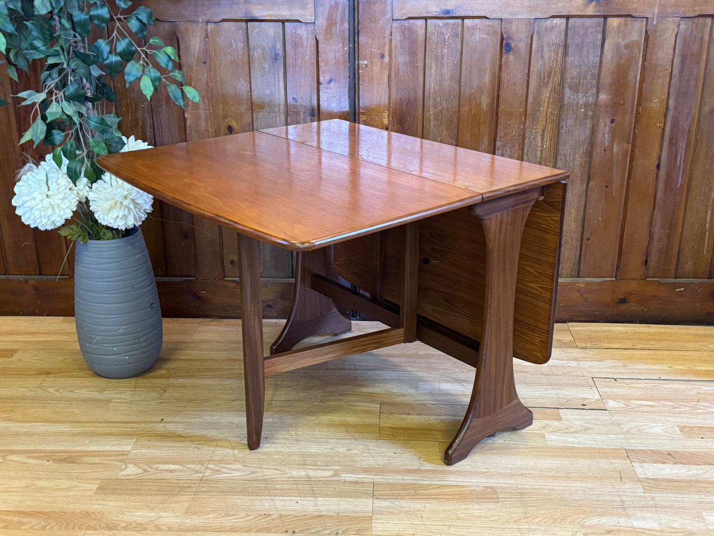G Plan Drop Leaf Teak Dining Table \ Mid Century Kitchen Dining Table B