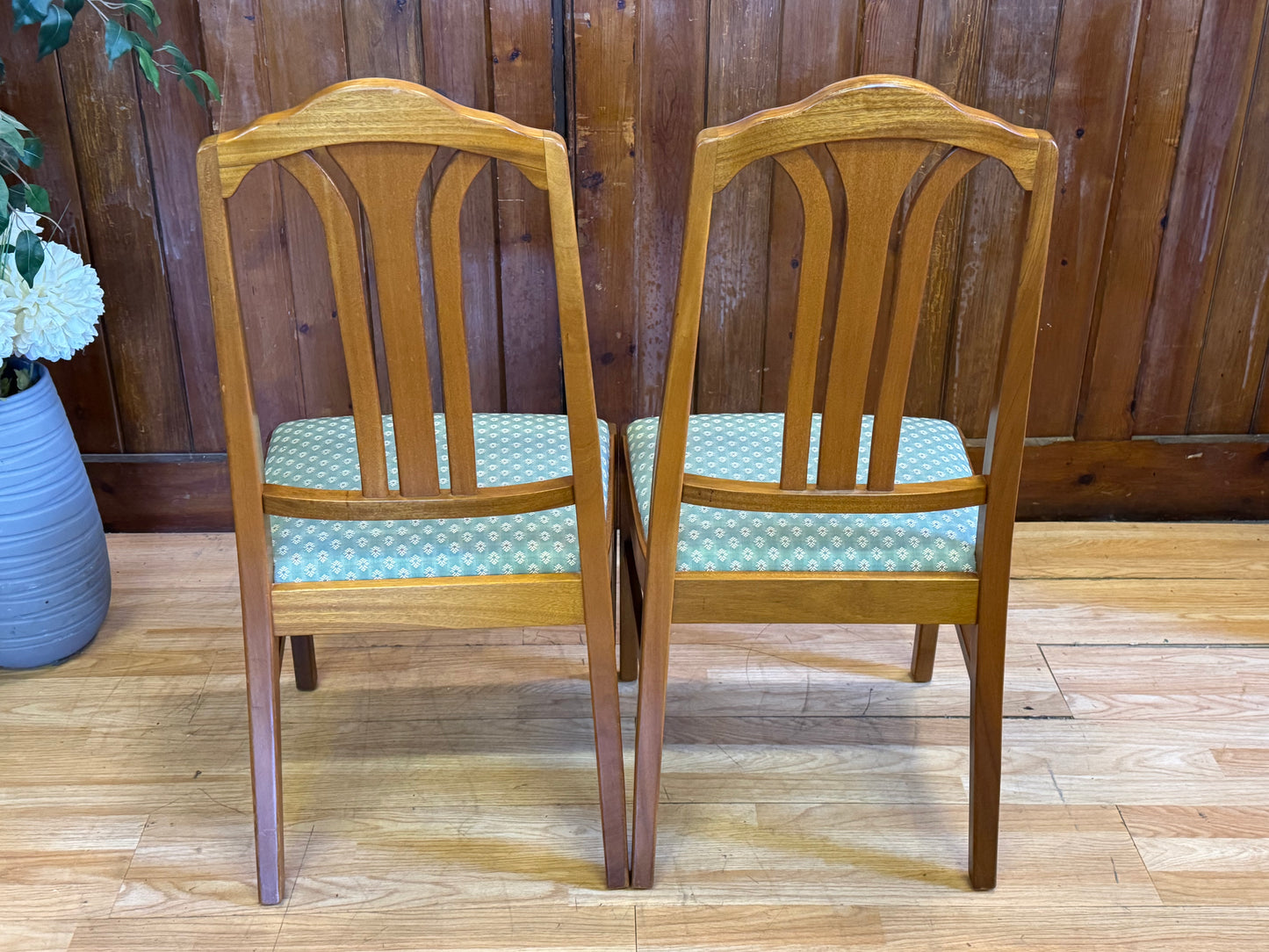 Lovely Set Teak Dining Chairs by Parker Knoll \ Mid Century Kitchen Chairs