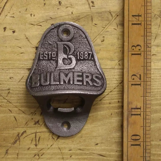 BULMERS \\ Cast Iron Wall Mounted Bottle Opener \ Vintage Style Home Bar