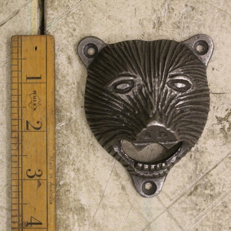 BEAR HEAD \\ Cast Iron Wall Mounted Bottle Opener \\ Bar \\ Hotel \\ Pub \\ Antique \\ Vintage \\ gift \\ Home Bar \\