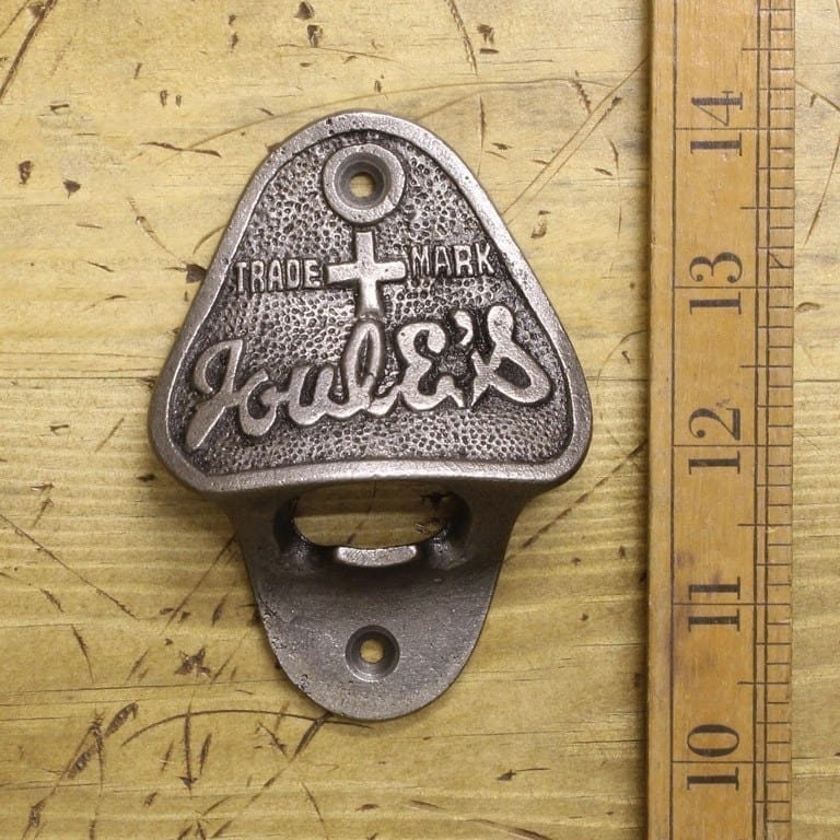 JOULE’S \ Cast Iron Wall Mounted Bottle Opener \ Vintage Style Home Bar