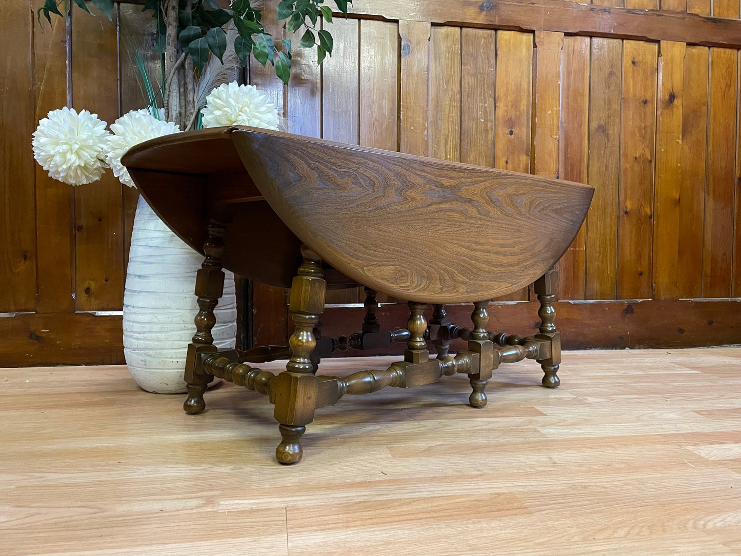 Vintage Ercol Golden Dawn Drop Leaf Coffee Table \ Vintage Side Table
