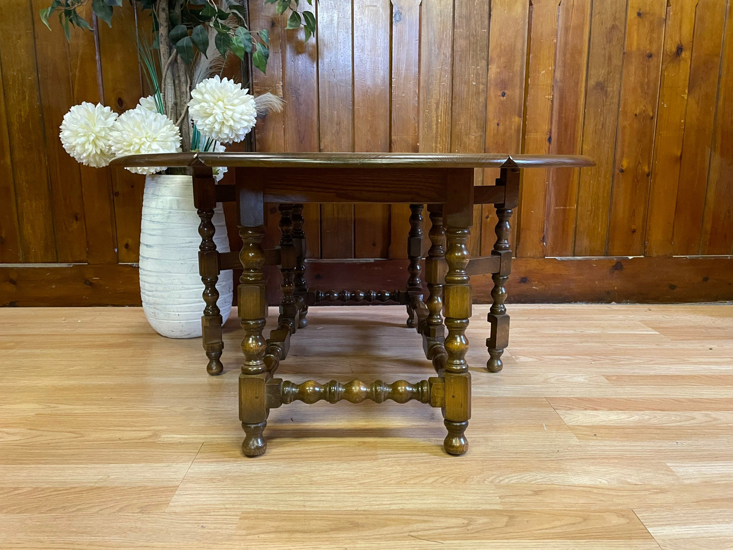 Vintage Ercol Golden Dawn Drop Leaf Coffee Table \ Vintage Side Table