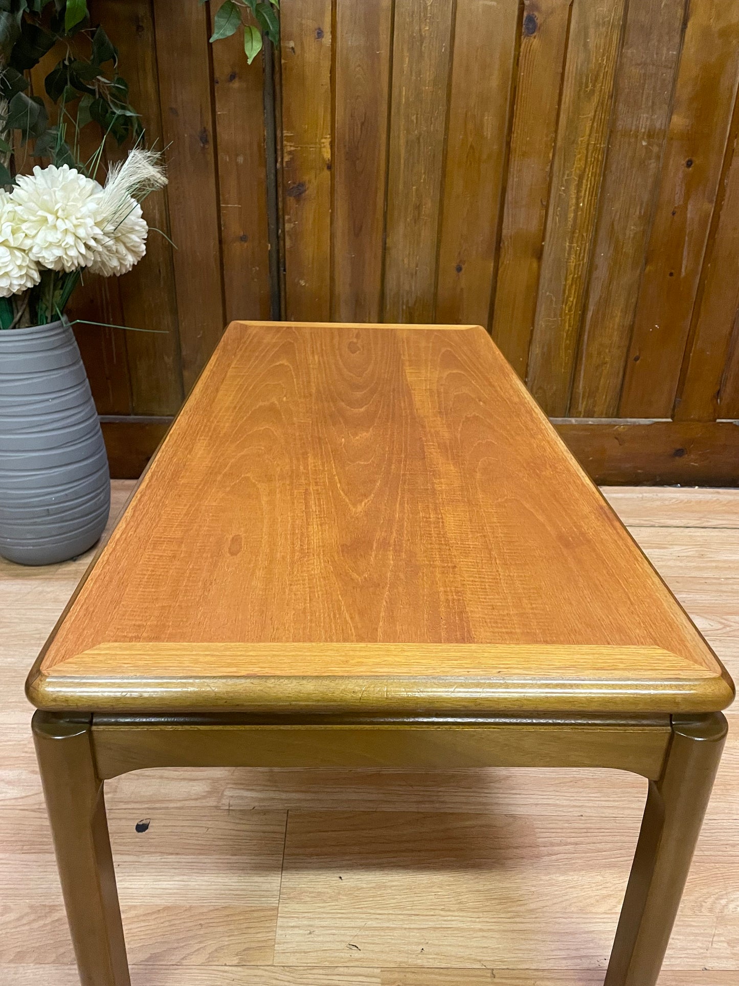 Retro Teak Coffee Table By Nathan \ Mid Century Long Sofa Table \ Supper Table