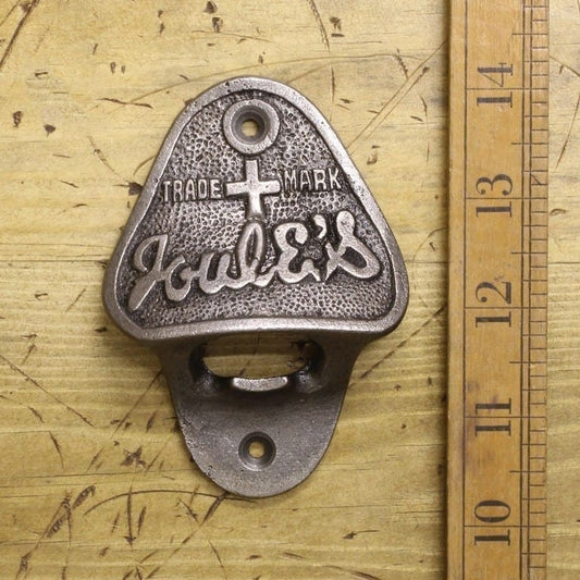 JOULE’S \ Cast Iron Wall Mounted Bottle Opener \ Vintage Style Home Bar